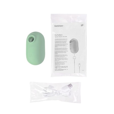 Satiffyer Pro to Go 2 vacuum clitoris stimulator, mint color-11