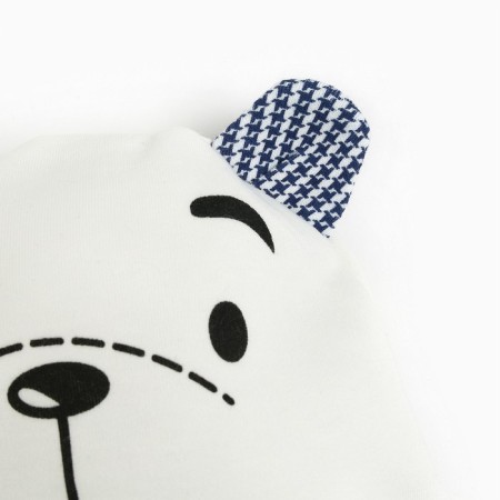 Baby hat, white/blue color, size 40-44-1