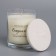 A candle in a glass flavored "sandalwood and shi", 7x7 cm, 27 hours