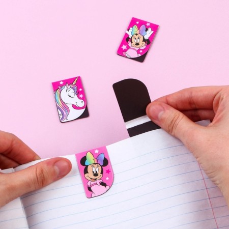 A postcard with magnetic bookmarks "The sweetest!" Unicorn, Minnie Mouse, 4 pcs.-3