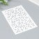 Plastic stencil "Texture" 24x16 cm
