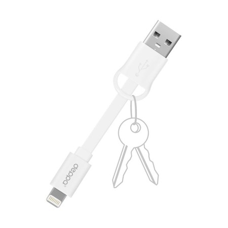 DEPPA cable (72221) Apple 8-Pin, MFI, keychain 9 cm, 2.4 A