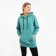 Female hoodies, menthol color, size 46