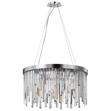 Crystal Crystal chandelier Venecia 8xe14 40w, size 60x60x45-90 cm, color chromium-1