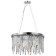 Crystal Crystal chandelier Venecia 8xe14 40w, size 60x60x45-90 cm, color chromium