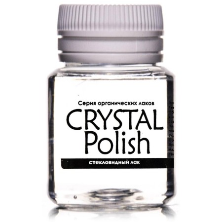 Glass Glass Luxart Crystalpolish, 20 ml, alcohol base, not sticky