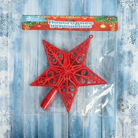 Tips "Zvezda" of the monogram classic, 18x20 cm, red-1