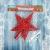 Tips "Zvezda" of the monogram classic, 18x20 cm, red