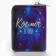 Kids' wallet, 2 lightning departments, blue color