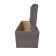 Puff with a lid and weighting, 800 × 400 × 420 mm, lunar matting, Latte color