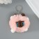 Fluffy on the Ring "Capybara Mr. Sadness" pink 10x8x8 cm