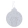 Christmas tree decoration for coloring "Elf" 4 pcs., Brush