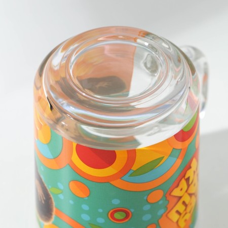 Cheburashka mug, gift packaging, 230 ml, glass-5