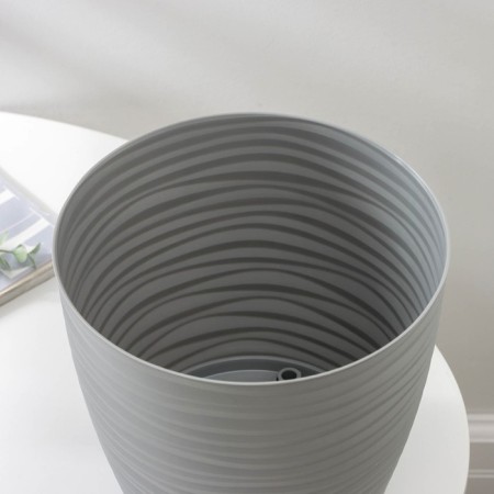 Pot with the pallet "Dune", 5.5 l, the color is gray-1