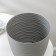 Pot with the pallet "Dune", 5.5 l, the color is gray