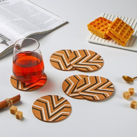 Set of arrangements for hot shares, 6 pcs, d = 10 cm