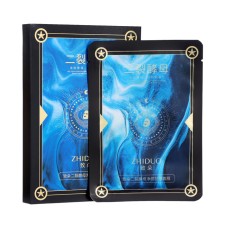 A fabric, moisturizing face mask 