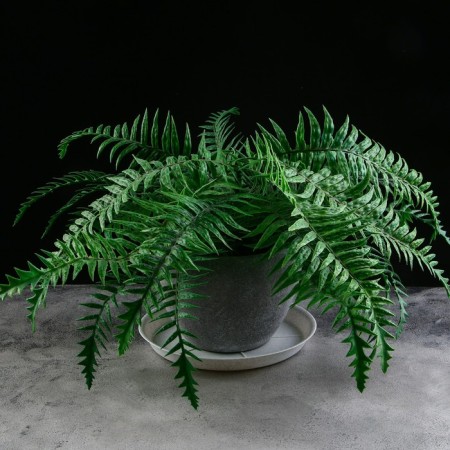 Patron for the pot, D = 18.8 cm, plastic, color marble-3