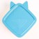 Baby plate Lalababy Play with Me Wolfie with a soft lid, the color is blue-yellow