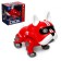 Robot Dog "Duke" IQ Bot, interactive: light and sound effects, on batteries, red