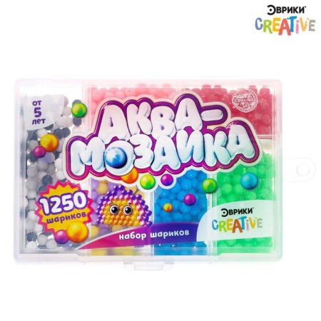 A set of balls for aquamosaic "Casket", 1250 pieces-1