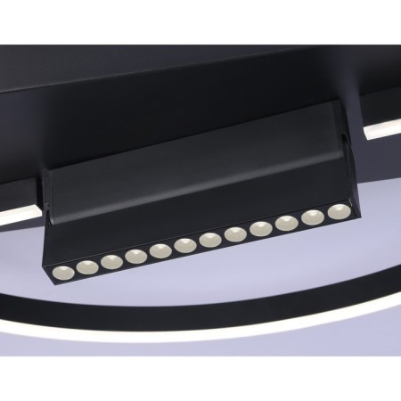 LED ceiling LED Ambrella Light, Linetech, FL51460, LED, 72 W, 5400LUM, 3000-6400K, black color black-5