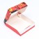 Folding box with the Orange window, 15 x 15 x 4 cm