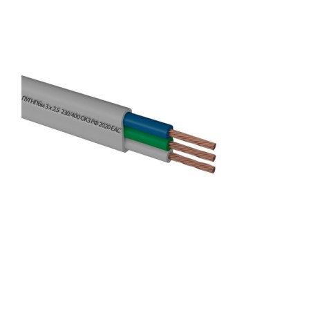 The wire "Master of current" Pugnpbm, section 3x2.5 mm2, 100 m, white-1