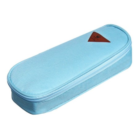 School pencil case with lightning, blue-4