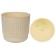 Plastic pot with the Betta tab, vanilla color