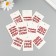 Cardboard "Inspiration" set 10 pcs (5 types) 4x6 cm