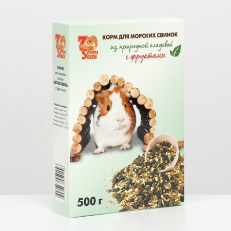 Seven Seeds food for guinea pigs, with fruits, 500 g