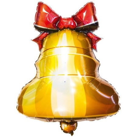 Foil ball 28 "" Bell with ribbon "