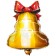 Foil ball 28 "" Bell with ribbon "