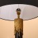 Bruno tablet lamp black/golden 1x40W, E27, 50x50x78 cm