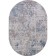 Oval Carbon Karmen Hali Armina, size 80x150 cm, color Blue/Blue