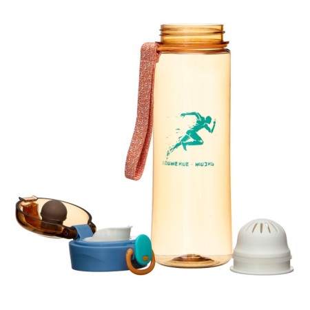 Water bottle, 500 ml, "Movement - Life", with a drinker-3