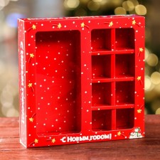 Box for 8 sweets + chocolate 