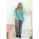 Female jumper, size 52, green color
