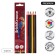 Pencils 6 colors Erichkrause "Safari", wood, trihedral, euro suspension