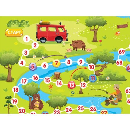 Board game-detective "in the forest"-1