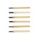 A set of woodcar tundra, wooden handle, 6 pcs.