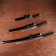 Suv. Product Katana 3V1 on a stand, scabbard to leatherette, black reptile 47/70/89cm