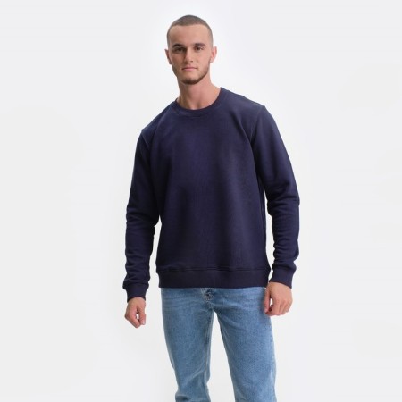 Male sweatshirt, dark blue color/Print mix, size 52 (2xl)