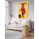 Decorative panel with photo printing "African style", vertical, size 150x200 cm