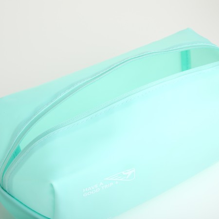 Cosmetic bag with lightning, mint color-2