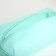 Cosmetic bag with lightning, mint color