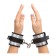 Handcuffs Textile adjustable Totally his