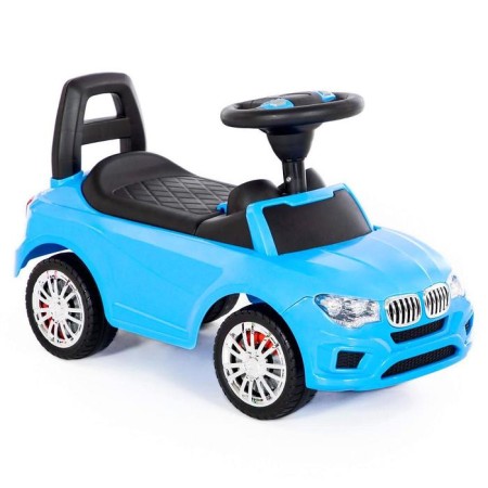 Supercar roller skate car No. 5 with a sound signal, blue color-5