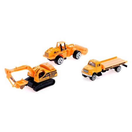 Set of metal machines "Construction equipment", 3 pieces, mix-1
